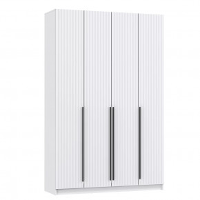 Шкаф для одежды 67.09 Брандо 4-х дверный МДФ Белый (h2500) в Советском - sovetskij.mebel-tymen.ru | фото