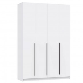 Шкаф для одежды 67.13 Брандо 4-х дверный ЛДСП Белый (h2400) в Советском - sovetskij.mebel-tymen.ru | фото