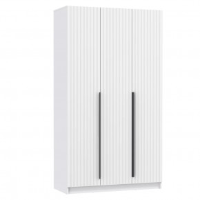 Шкаф для одежды 67.15 Брандо 3-х дверный МДФ Белый (h2150) в Советском - sovetskij.mebel-tymen.ru | фото