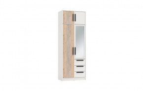 Шкаф для одежды 83.09 Вегас (2-х дв.) с зеркалом (ЛДСП Белый) в Советском - sovetskij.mebel-tymen.ru | фото