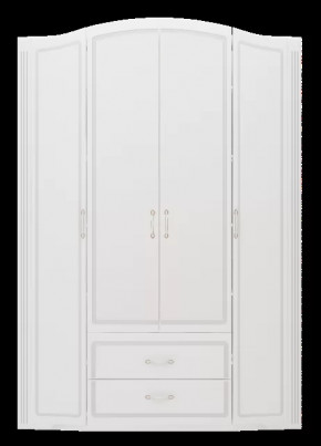 Шкаф для одежды четырехдверный без зеркала «Виктория» №2 в Советском - sovetskij.mebel-tymen.ru | фото