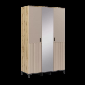 Шкаф для одежды и белья с зеркалом Дюна №1 в Советском - sovetskij.mebel-tymen.ru | фото