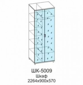 Шкаф для одежды и белья ШК-5009 Грейс в Советском - sovetskij.mebel-tymen.ru | фото