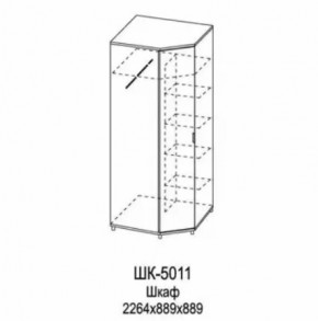 Шкаф для одежды и белья ШК-5011 Грейс в Советском - sovetskij.mebel-tymen.ru | фото