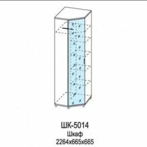 Шкаф для одежды и белья ШК-5014 Грейс в Советском - sovetskij.mebel-tymen.ru | фото