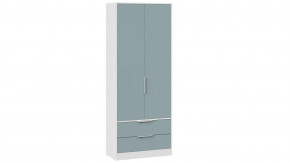Шкаф для одежды «Марли» Белый, Серо-голубой в Советском - sovetskij.mebel-tymen.ru | фото
