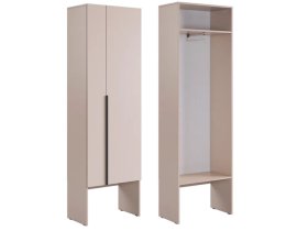 Шкаф двухдверный L600 Баско кашемир в Советском - sovetskij.mebel-tymen.ru | фото