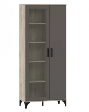 Шкаф комбинированный Марсель НМ 013.51 (Графит) в Советском - sovetskij.mebel-tymen.ru | фото