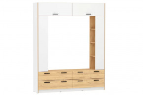 Шкаф комбинированный Оттавия НМ 014.65 Белый в Советском - sovetskij.mebel-tymen.ru | фото