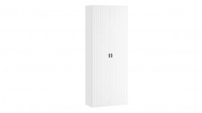 Шкаф комбинированный с 2 дверями «Тиффани» Исп.2 Белый снег, Белый софт в Советском - sovetskij.mebel-tymen.ru | фото