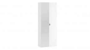 Шкаф комбинированный с 2 дверями «Тиффани» Исп.2.1 Белый снег, Белый софт в Советском - sovetskij.mebel-tymen.ru | фото