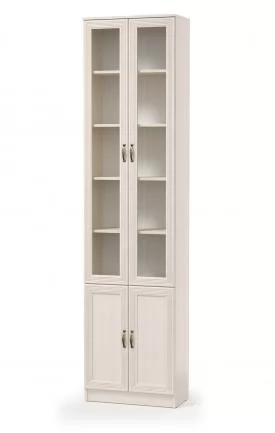 Шкаф комбинированный В-18 Вудлайн кремовый в Советском - sovetskij.mebel-tymen.ru | фото