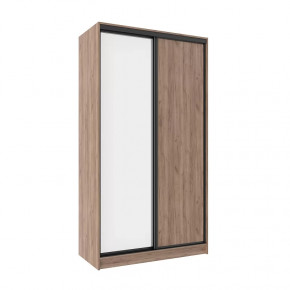 Шкаф-купе 1200 Домашний (зеркало/лдсп) в Советском - sovetskij.mebel-tymen.ru | фото