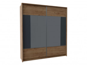 Шкаф-купе 1600 с плитой 22 мм Либерти Дуб крафт золотой/Антрацит в Советском - sovetskij.mebel-tymen.ru | фото