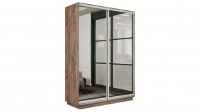 Шкаф-купе 2-х дверный «Румер-2» Дуб Крафт Табачный, Зеркало в Советском - sovetskij.mebel-tymen.ru | фото