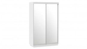 Шкаф-купе 2-х дверный «Румер» Белый снег, Зеркало в Советском - sovetskij.mebel-tymen.ru | фото