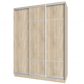 Шкаф-купе 3-х дверный 24.8.8.8 Дуб Сонома FIX НК-мебель в Советском - sovetskij.mebel-tymen.ru | фото