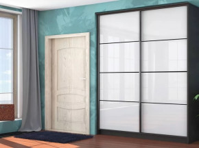 Шкаф-купе Байкал-2 Дуб феррара/Белый глянец СТЛ.268.12 в Советском - sovetskij.mebel-tymen.ru | фото