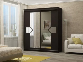 Шкаф-купе ФАВОРИТ (ш2000*г600*в2200мм), ЛДСП венге, зеркало в Советском - sovetskij.mebel-tymen.ru | фото