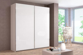 Шкаф-купе Иннэс-5 двухдверный 2000 мм Бодега белая/Белый глянец в Советском - sovetskij.mebel-tymen.ru | фото