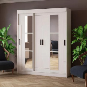 Шкаф-купе ТВИСТ (ш1700*г530*в2100мм), ЛДСП Белый в Советском - sovetskij.mebel-tymen.ru | фото