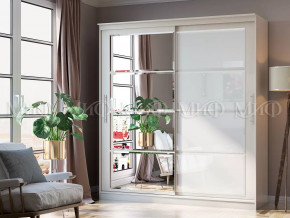 Шкаф-купе Элегант №7 Сандал светлый в Советском - sovetskij.mebel-tymen.ru | фото