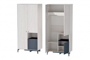 Шкаф Лион ШК-1 Ясень анкор светлый/Графит Диал в Советском - sovetskij.mebel-tymen.ru | фото