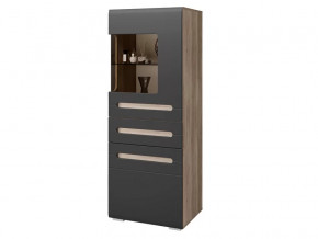 Шкаф Наоми ШК-24 графит нубук в Советском - sovetskij.mebel-tymen.ru | фото