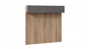 Шкаф навесной (366) с декоративными панелями «Порто» Яблоня Беллуно, Графит софт в Советском - sovetskij.mebel-tymen.ru | фото