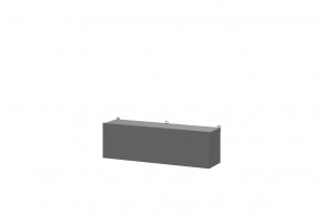 Шкаф навесной графит серый Денвер в Советском - sovetskij.mebel-tymen.ru | фото