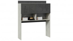 Шкаф навесной (настольный) «Оксфорд-2» Матера, Дуб крафт белый с рисунком в Советском - sovetskij.mebel-tymen.ru | фото