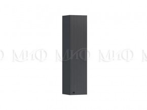 Шкаф навесной закрытый Оливия Графит Софт в Советском - sovetskij.mebel-tymen.ru | фото