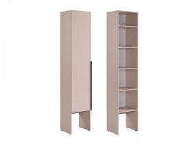 Шкаф однодверный L400 Баско кашемир в Советском - sovetskij.mebel-tymen.ru | фото