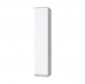 Шкаф-пенал Лори, 452 мм, дуб серый/белый в Советском - sovetskij.mebel-tymen.ru | фото