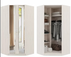 Шкаф ПШ-9 с зеркалом Сабрина-2 Ясень анкор светлый в Советском - sovetskij.mebel-tymen.ru | фото