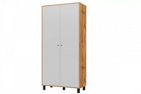 Шкаф распашной Hygge ШР-2, дуб вотан/белый в Советском - sovetskij.mebel-tymen.ru | фото