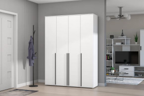 Шкаф распашной Норден 1600 Белый текстурный в Советском - sovetskij.mebel-tymen.ru | фото