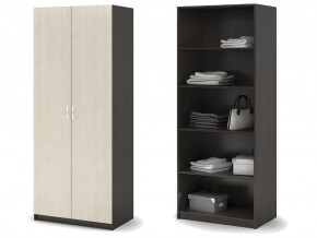 Шкаф с полками Басса ШК 555 Венге/Дуб белфорт в Советском - sovetskij.mebel-tymen.ru | фото