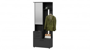 Шкаф-секция комбинированная «Витра» тип 1 Антрацит в Советском - sovetskij.mebel-tymen.ru | фото