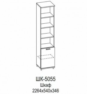 Шкаф ШК-5055 Грейс в Советском - sovetskij.mebel-tymen.ru | фото
