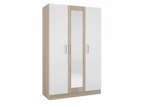 Шкаф трехстворчатый Леси Сонома-Белый в Советском - sovetskij.mebel-tymen.ru | фото