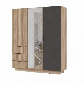 Шкаф трехстворчатый ШК-01 Даллас в Советском - sovetskij.mebel-tymen.ru | фото