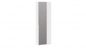 Шкаф угловой (366) с 1 зеркальной дверью «Порто» Белый Жемчуг в Советском - sovetskij.mebel-tymen.ru | фото