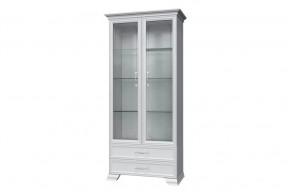 Шкаф витрина-2 стекла "Грация" в Советском - sovetskij.mebel-tymen.ru | фото