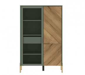 SIENA шкаф REG1W1D/140 (Дымчатый зеленый/Дуб вотан) в Советском - sovetskij.mebel-tymen.ru | фото