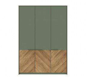 SIENA шкаф SZF3D (Дымчатый зеленый/Дуб вотан) в Советском - sovetskij.mebel-tymen.ru | фото