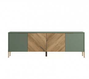 SIENA тумба RTV4D (Дымчатый зеленый/Дуб вотан) в Советском - sovetskij.mebel-tymen.ru | фото