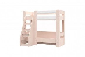 СИМБА Кровать 2х ярусная (сп/м 800*1900мм), Белый глянец НАСТИЛ в Советском - sovetskij.mebel-tymen.ru | фото