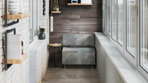 Скамья прямая «Брайтон» (800 мм) Венге Цаво, Wellmart Silver в Советском - sovetskij.mebel-tymen.ru | фото