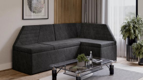 Скамья угловая «Лондон» со спальным местом Исп.2 Дуб Сонома трюфель, Микровелюр Wellmart Graphite в Советском - sovetskij.mebel-tymen.ru | фото